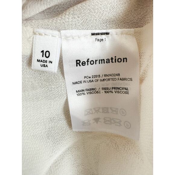 Reformation | NWT Nikita Dress in Floral Bouquet | Sz 10 - Picture 6 of 12